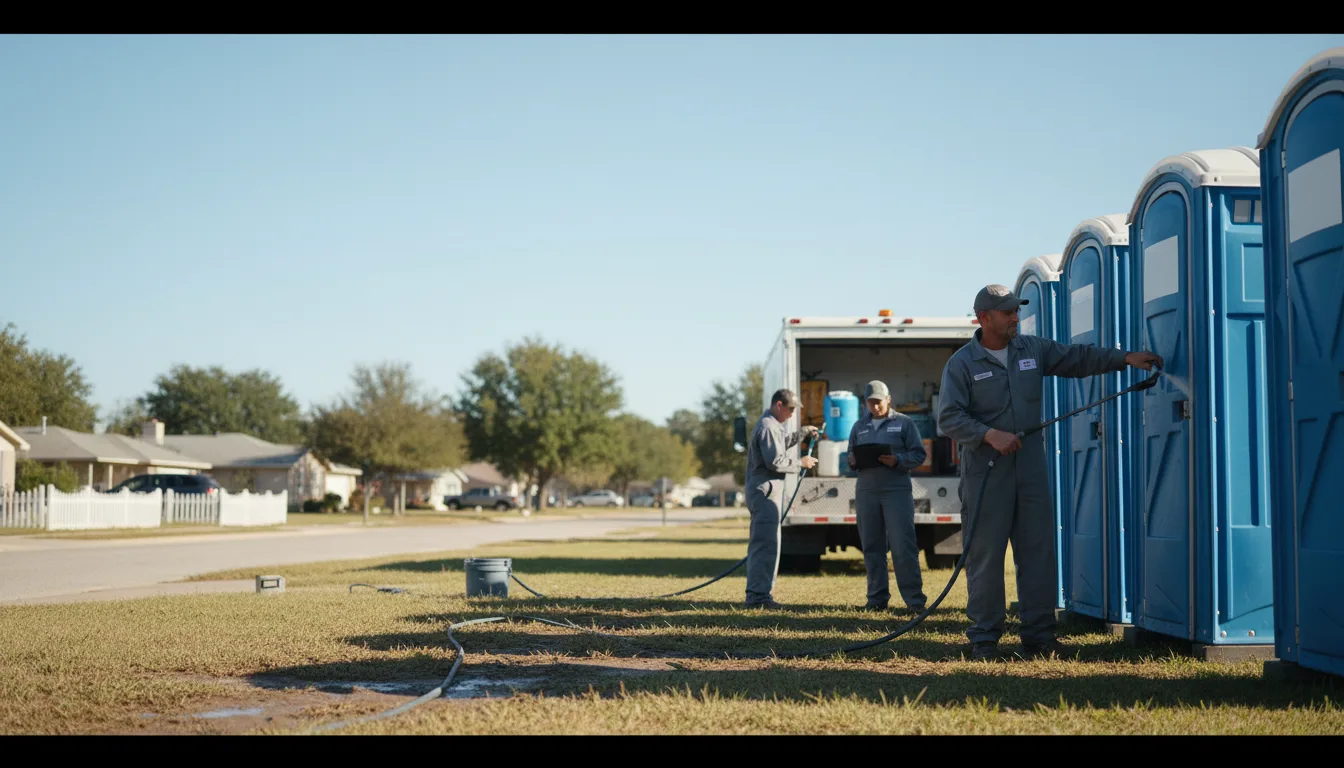 Long-Term Portable Toilet Rental in Peach Orchard, AR near me